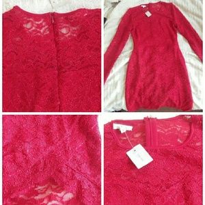 NWT RED LACE DRESS